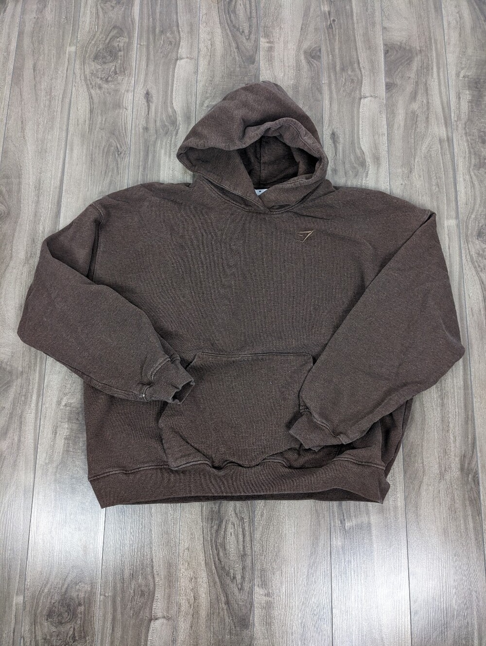 Gymshark Men's Brown Hoodie Size Medium